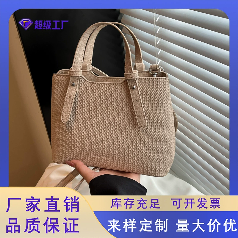 Летняя новая нишевая дизайнерская простая и модная сумка через плечо, сумка-ведро на одно плечо, мини-портативная сумка-корзина для овощей