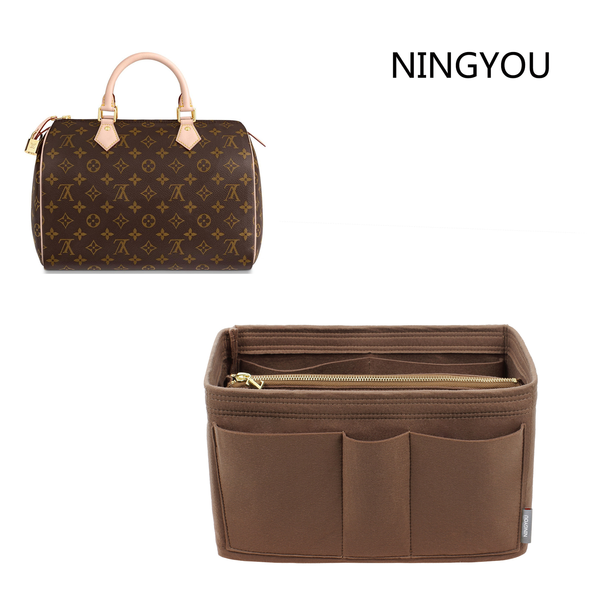 毛毡包中包内衬 化妆包speedy25/30neverfull内胆包撑 毛毡包批发