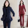 职业藏青工作服西服外套