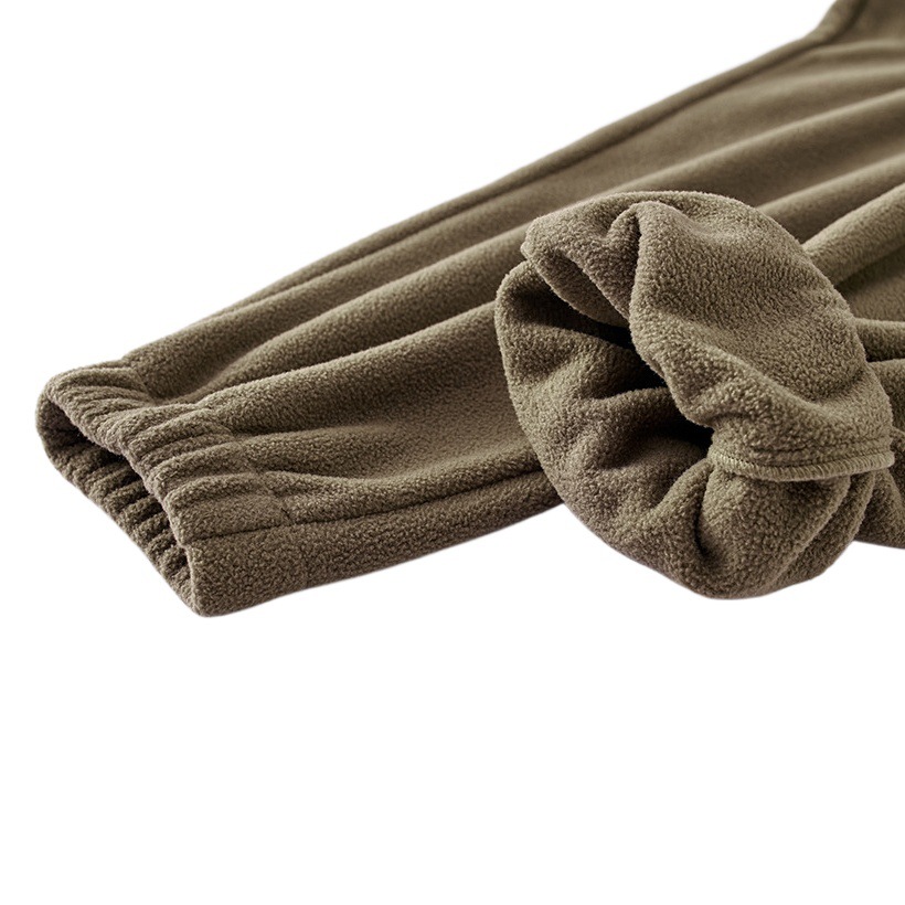 ¡Alto peso! Productos populares de exportación de invierno pantalones de lana polar de doble cara pantalones de lana de hombres y mujeres