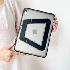 适用ipad 11代保护套pro11磨砂亚克力10.2金属支架mini7/6防摔壳