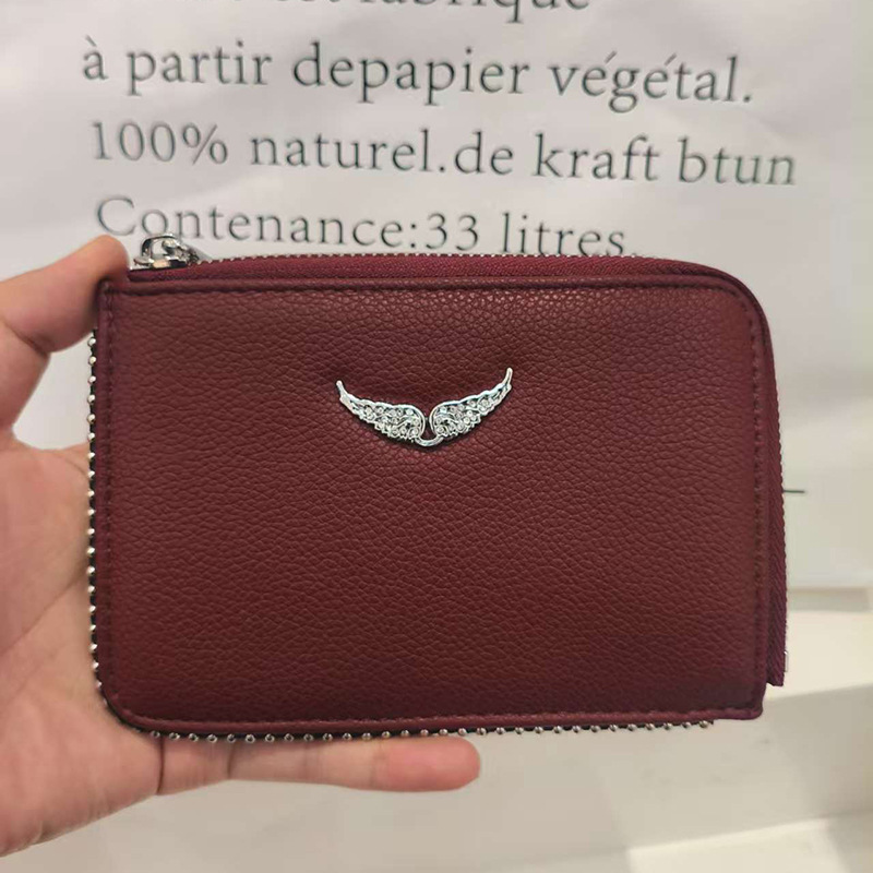 ZV bolsos de mujer de diamantes en caliente transfronterizos bolsos de cadena metálica bolsos tarjetas de cartera bolsos de mano largos bolsos de cambio monedero integrado