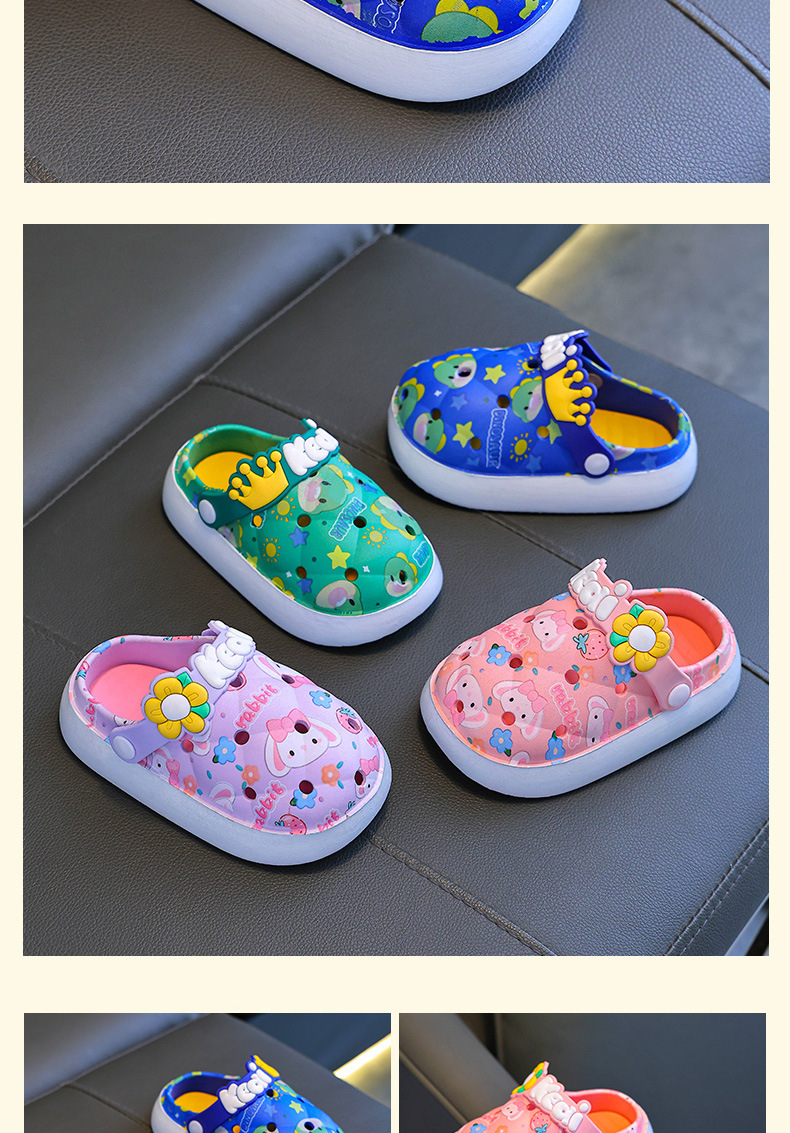 Zomersandalen, pantoffels voor heren en dames, zachte antislipzolen voor binnen, voorhuidslippers voor kinderen_voghion.com