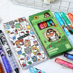 泣く子供は中性ペンinsの高い顔の値の美しい実用的な賞品のプレゼントのペンを押します。