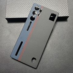 適用紅魔9Pro凱夫拉手機殼紅魔9pro+芳綸纖維新款超薄防摔保護套