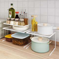 Wholesale kitchen cabinets, refrigerators, and freezers with internal tiered storage racks, small-sized U-shaped countertops, and desktop storage.