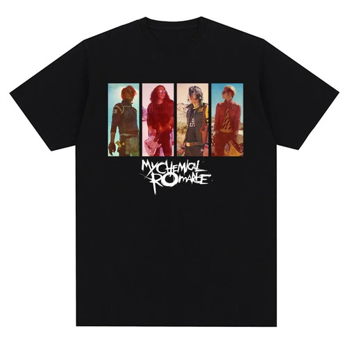 Women's Printed Romance Men - Chemical Band Shirt MyTC CottonMcr