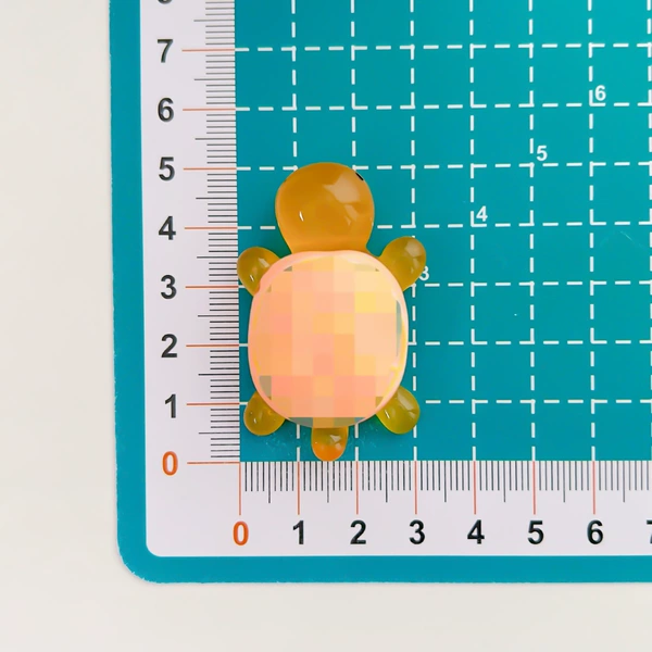 Large orange turtle