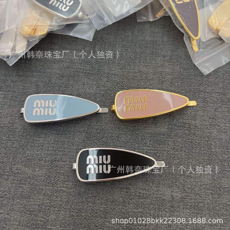 MIUMIU Miss Miu キャンディーカラーの爽やかでかわいい前髪クリップ韓国風甘い女の子サイドクリップ女性ヘアアクセサリー|undefined