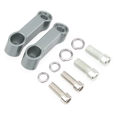 Motorcycle electric vehicle rearview: Motorcycle Safety Supplies - mirror-extension-m10-titanium