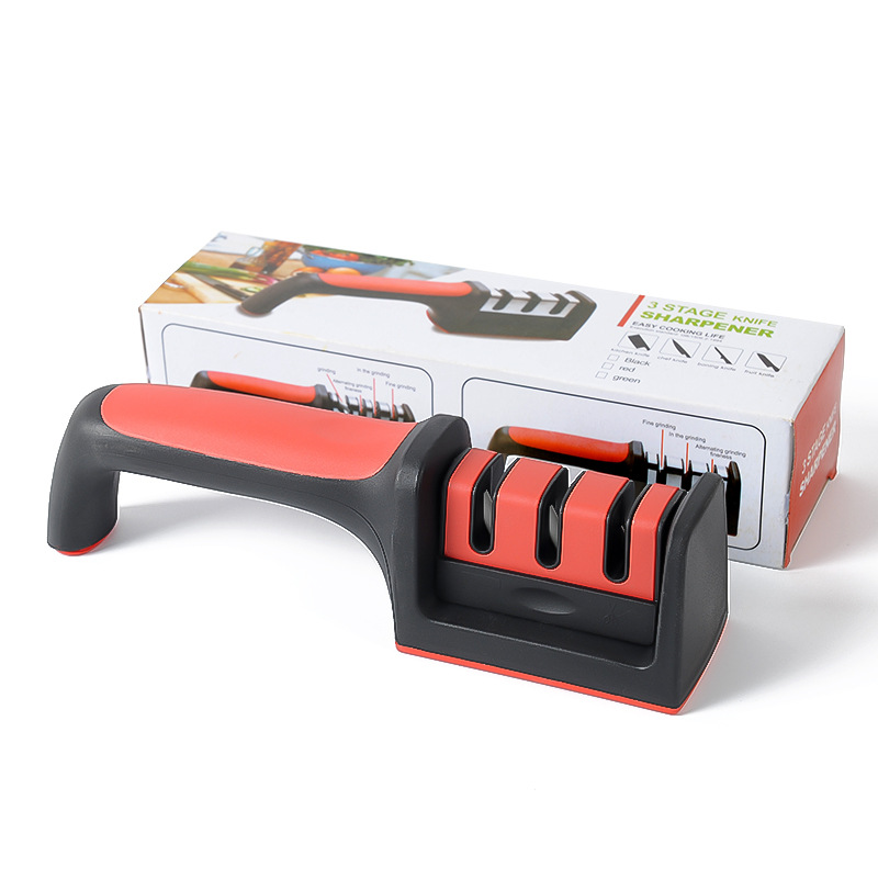 Afilador de cuchillos multifuncional de mano para cuchillos y tijeras nuevo modelo popular venta al por mayor