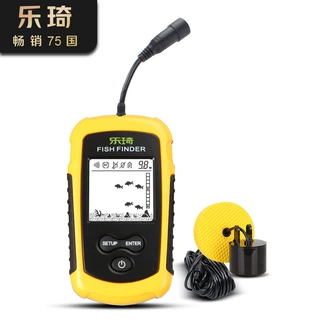 乐琦探鱼器有线声纳彩屏垂钓找鱼器钓鱼用品
