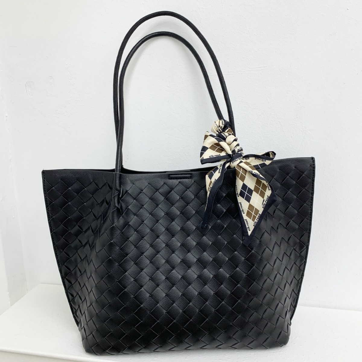 Imported Soft Cowhide Hand-Woven Handbag Genuine Leather Women's Bag Vegetable Basket Shoulder Crossbody Bag Shopping Bag