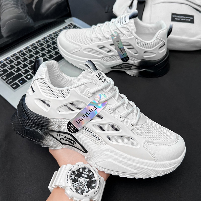 Herren Freizeitschuhe Laufschuhe Atmungsaktiv Mesh Sport Sneaker_voghion.com