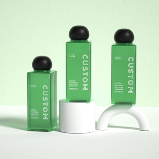 Popular Design Pet Toiletries Refill Bottle, Press Flat Shoulder Bottle, Shower Gel, Shampoo Bottle, Facial Cleansing Bottle