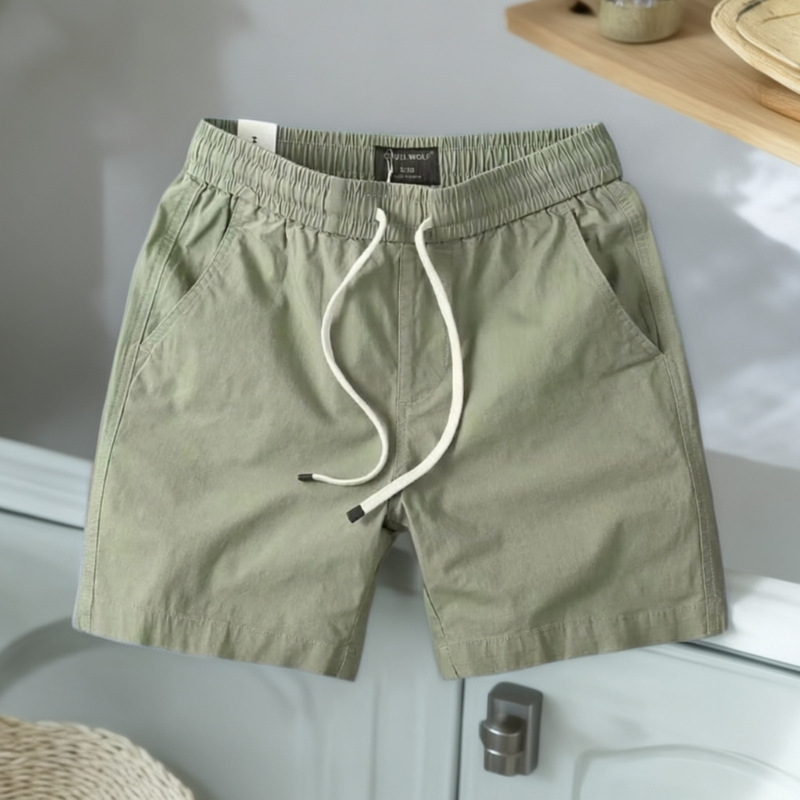 Mid-Waist Versatile Men's Suit Shorts, Business Casual Three-Quarter Pants, Casual Pants, Men's Golf Shorts Mid-Waist Versatile Men's Suit Shorts, Business Casual Three-Quarter Pants, Casual Pants, Men's Golf Shorts