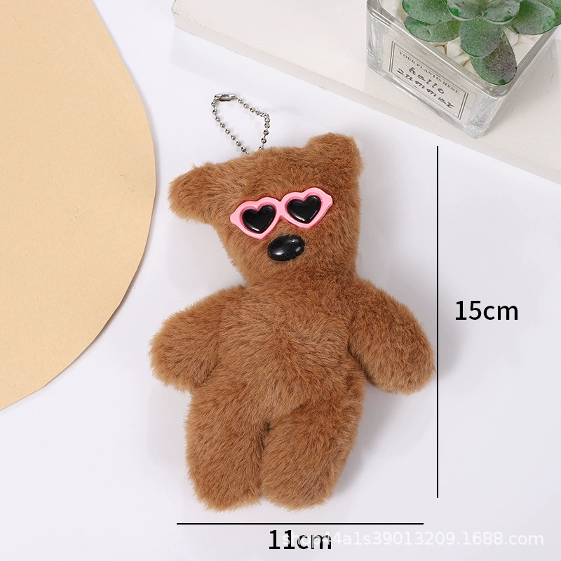 Cute plush doll, keychain, cartoon pendant, rabbit