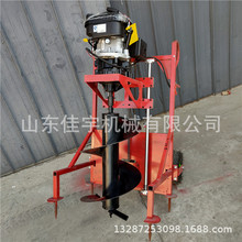 手提式挖坑机植树造林钻孔机 小型汽油两冲程地钻机