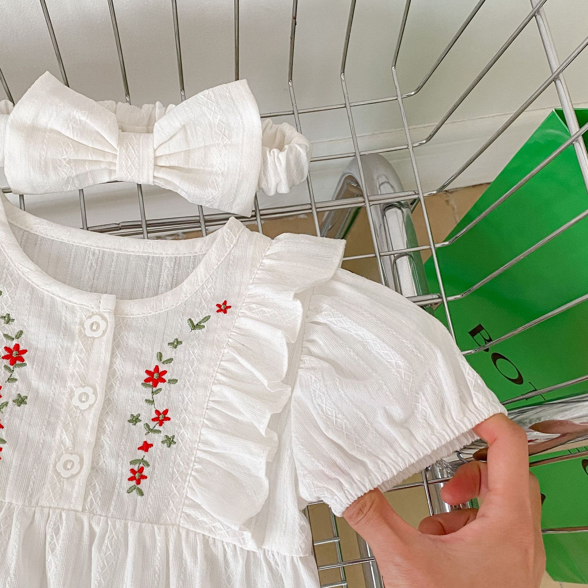 Embroidered Baby Outfit