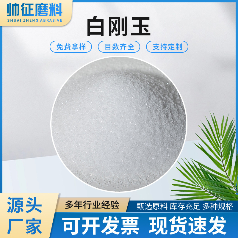 厂家白刚玉80目抛光喷砂用白刚玉 酸洗白刚玉号砂配重铁砂白刚玉
