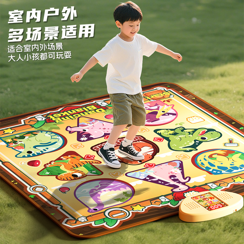 Transfronterizos niños bluetooth música danza manta deportes caseros juegos caseros máquina de baile para niños juguetes image 2