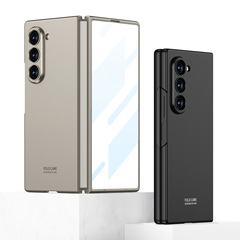 Samsung ZFold7 携帯電話ケース、超薄型折りたたみスクリーン zfold7 シェルとフィルム一体型、細かい穴、オールインクルーシブ、シンプルで落下防止に適しています。