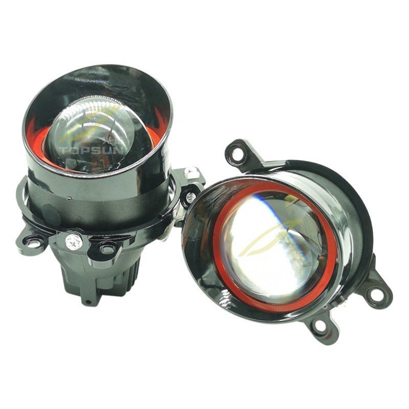 Modificación de la lente de doble luz LED de 3 pulgadas adecuada para Toyota Ruizhi Camry predominante dosel lejos y cerca de la luz antiniebla delantera integrada image 1