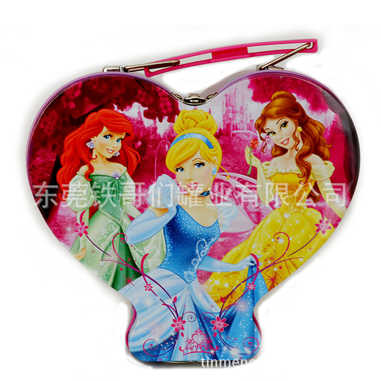 供应马口铁手提罐 心形手提罐 心形盒 礼品盒 午餐盒 心型盒