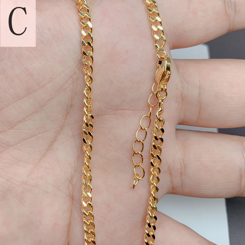 3g Weight Chain Jewelry Making Type DIY Jewelry Accessories Classification 1 Piece Quantity Copper Material Solid Color Pattern Plating Design Simple Style, Classic Style Style 1 Piece Copper Jewelry Accessories 7