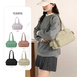 韩版休闲小方包大容量腋下包包女新款简约单肩包校园学生手提书包