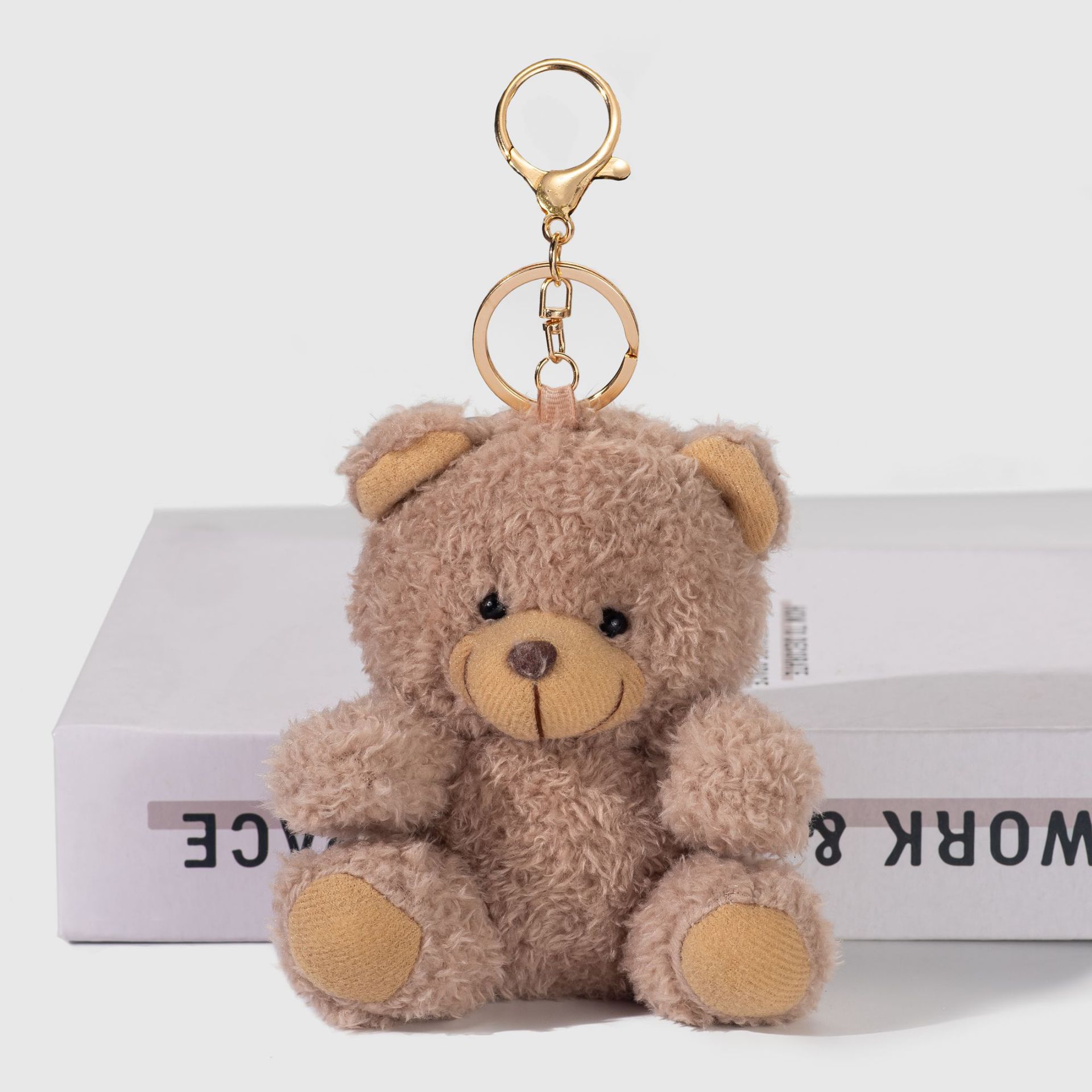 Cartoon peluche Teddy Bear bolso colgante llavero creativo accesorios de muñeca bolso colgante bolso