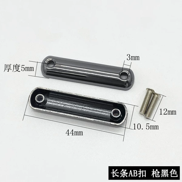 Long AB buckle-gun black