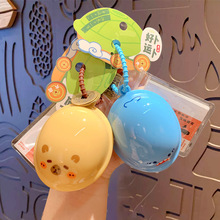 卡通好运卜卜乌龟壳钥匙扣小挂件解压国潮文玩汽车包包钥匙链挂饰