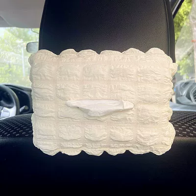 Car tissue box/set Tissue Holder, Car Paper Bag - no-specifications-simple-style-puff-bag