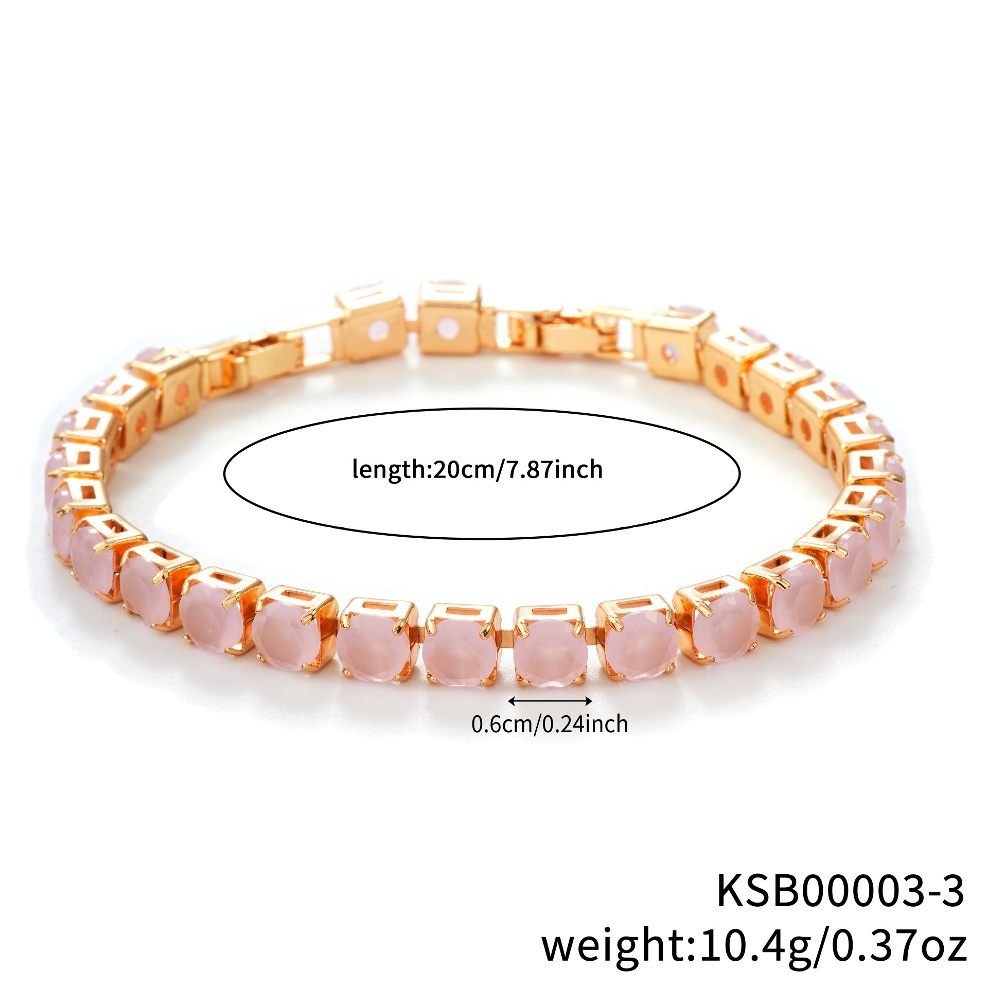 08 금분옥 - 6.0mm 원형 - 17+2