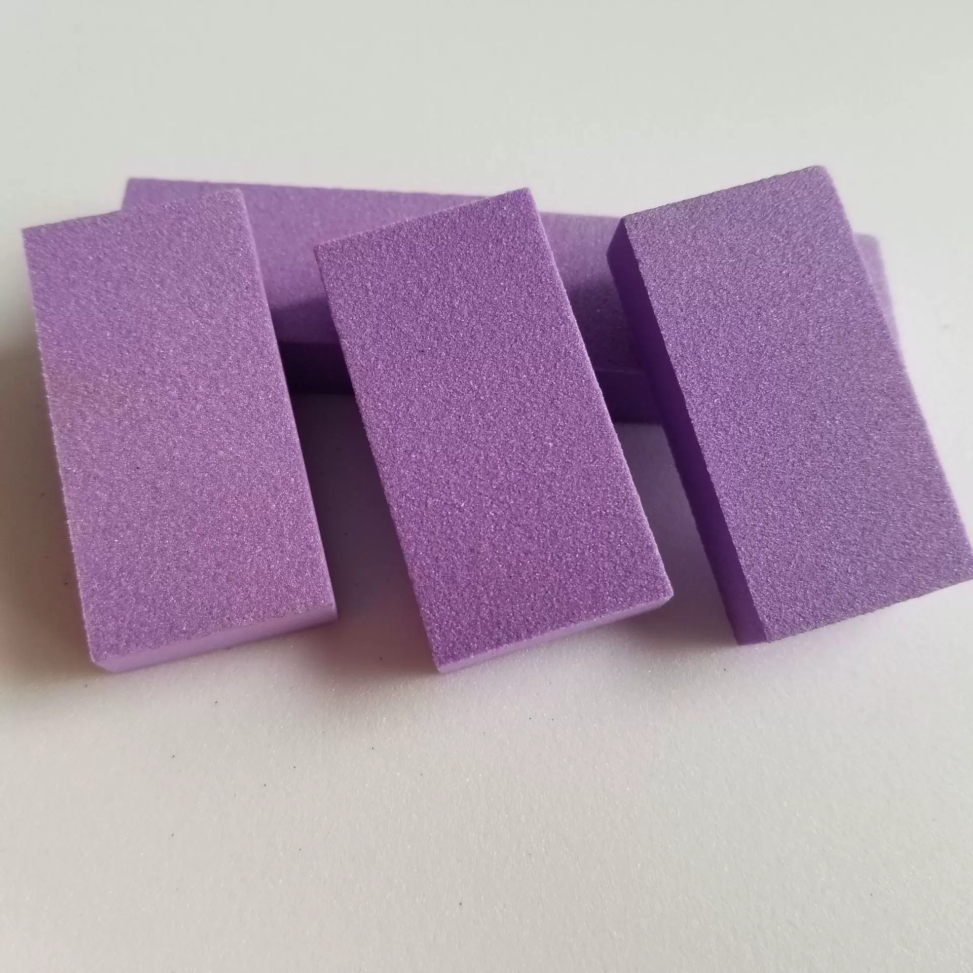 韩国 EVA海绵扑 源头厂家 文玩打磨抛光指甲锉 美甲工具折叠便携