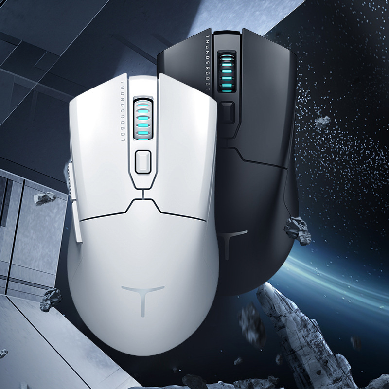 ThundeRobot雷神ML602純享二重モード無線2.4gマウス64g軽量化マウス充電可能1K|undefined