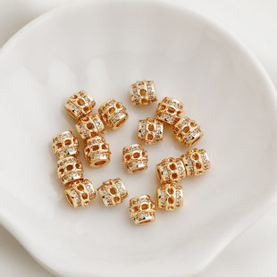 14K����ɫ�ʯ8���U�մ�׸�������܇݆�鴮�龎�Kdiy�Ʒ���