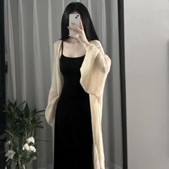 小个子夏装搭配一整套通勤套装裙设计感小众御姐风显瘦吊带连衣裙