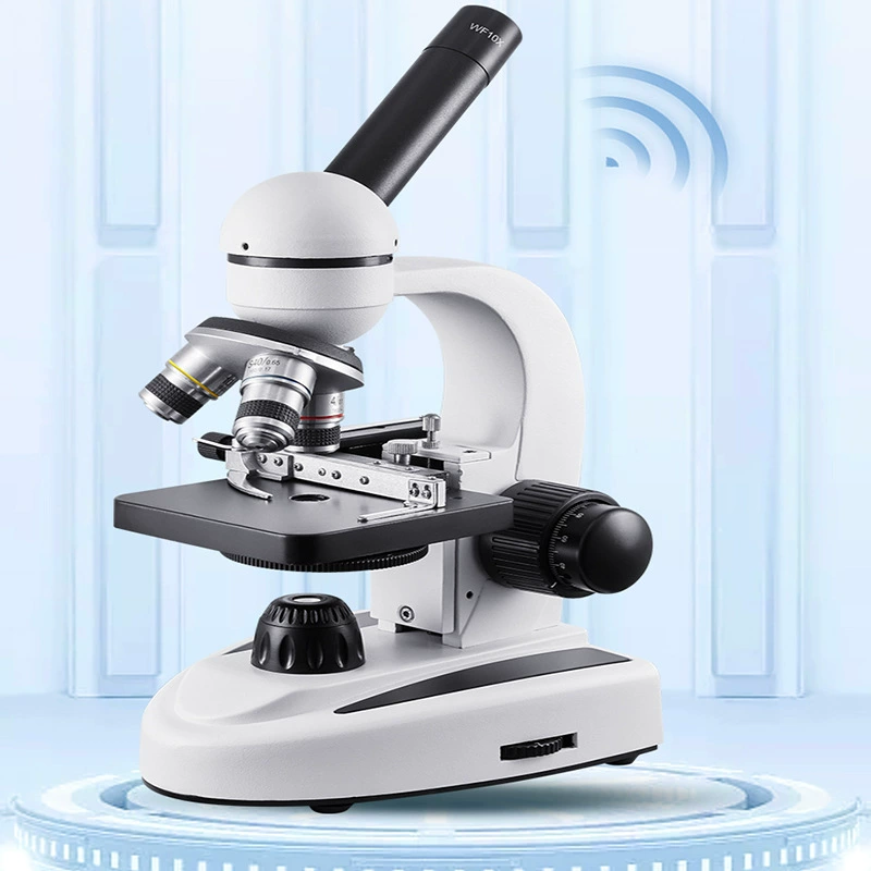 Микроскоп 2000x Монокуляр с держателем мобильного телефона слайд оптический микроскоп класс по науке биологии для обучения студентов