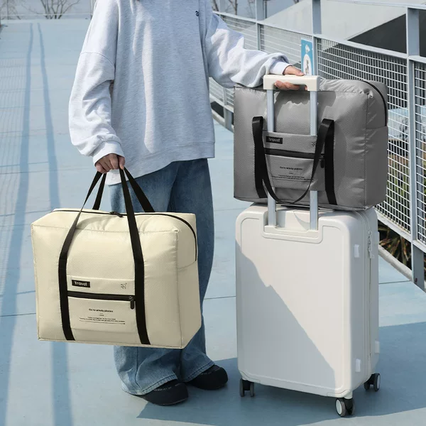 Runhui New Diamond Duffel Bag Large Capacity Moving Duffel Bag Foldable Travel Bag Clothes Storage Bag