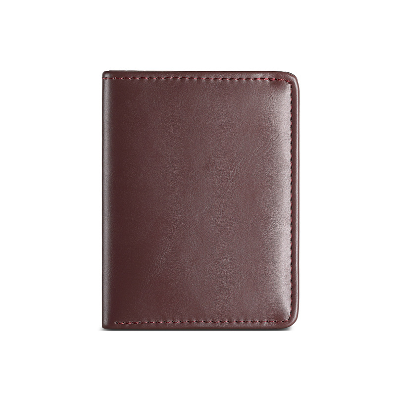 Cartera de hombre 2024 nueva cartera de cuero corta cartera cartera de tarjeta de licencia de conducir cartera de hombre cartera de cuero