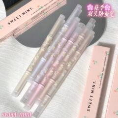 Sweetmint燦爛花季双頭臥蚕筆ハイライト二合一防水防汗ハレーションしにくい