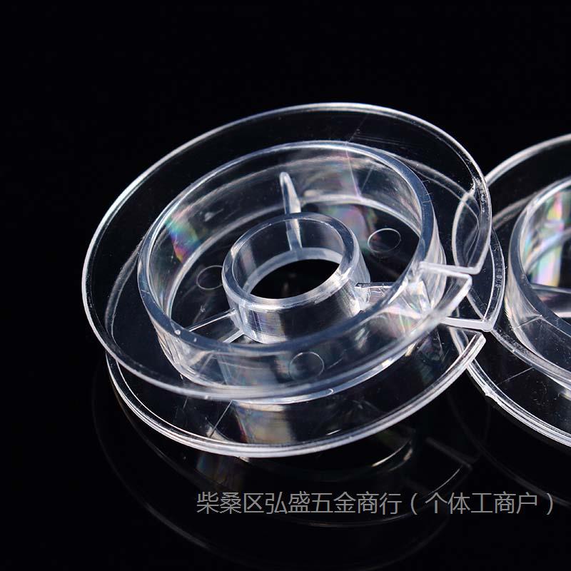 100个透明线轴WT-12/ZT-13/WT-26丝带管渔线轮绕线轴工字空白线轴
