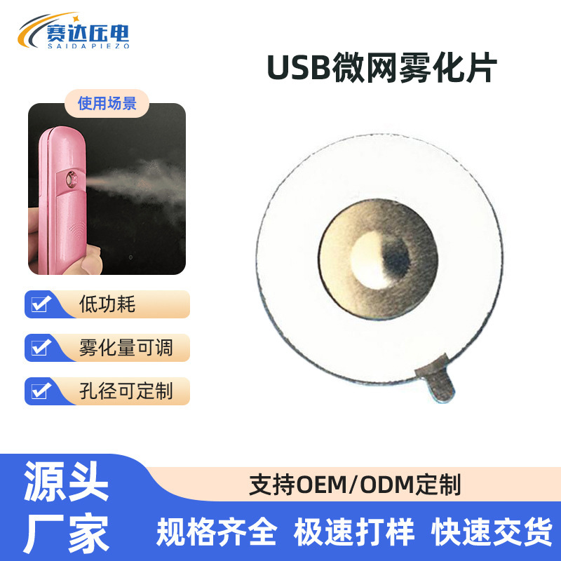 家用多功能毛孔清洁震动导入加湿香薰美容补水仪usb微网雾化片