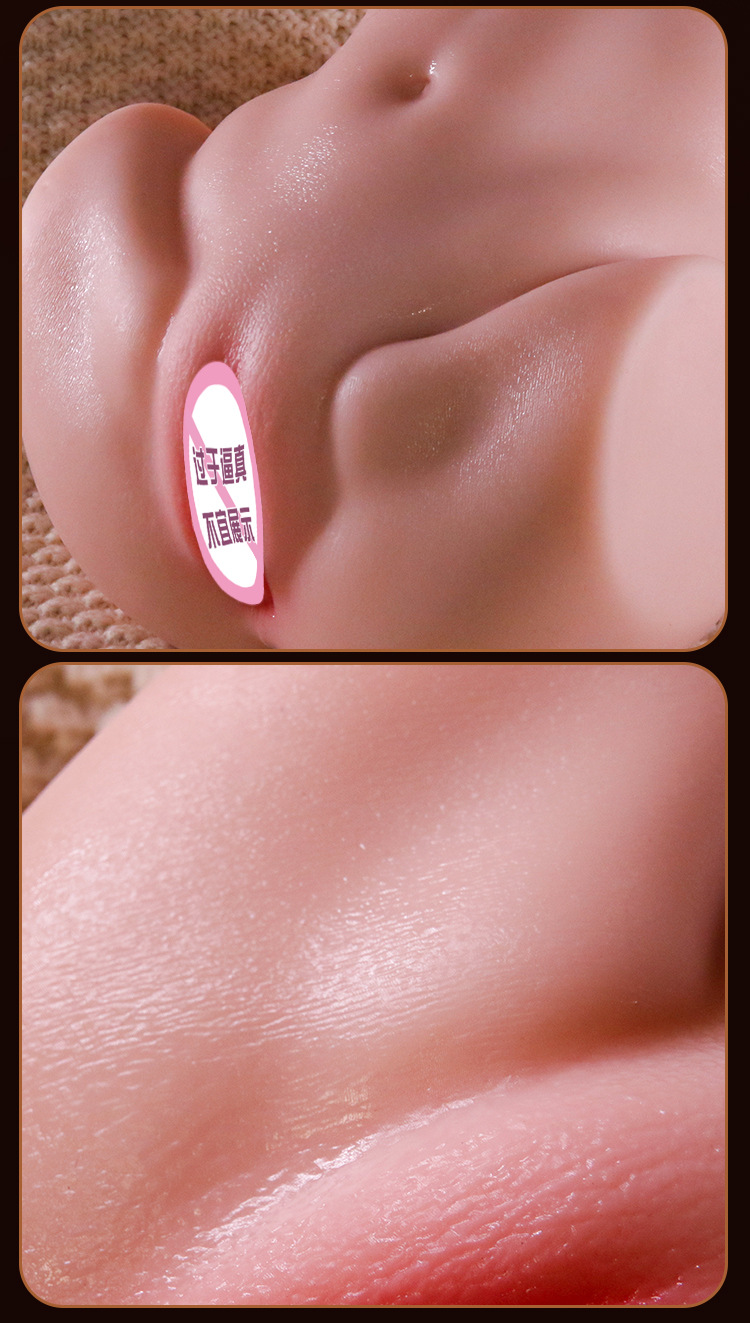 Jiuai Male Masturbation Cup Half-Body Hip Mold in TPE with App Suction Heating Vibration — detail image 16