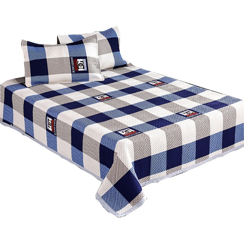 Factory wholesale bed cover four seasons universal double-sided dual-use quilted non-wrinkle non-slip bed sheet cover extra large Kang blanket