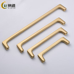 New Chinese Style Brass Cabinet Pulls Wholesale Gold Simple Kitchen Cabinet Drawer Bedside Furniture Hardware Brass Handles