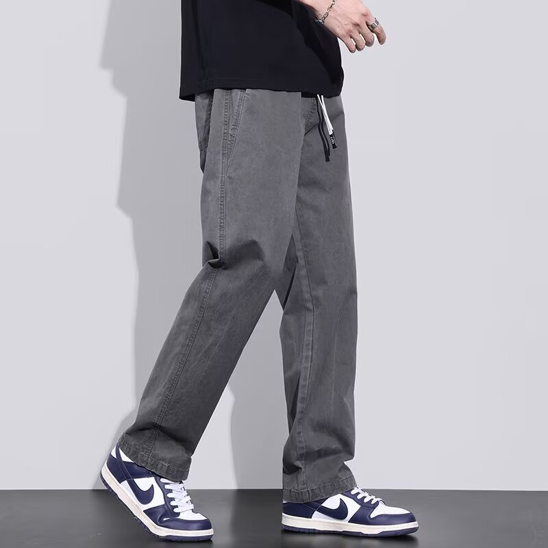 Men's Casual Pants Autumn Loose Straight Men's Pants 2025 New Loose Trendy Brand Autumn Winter Casual Cargo Pants Men's Clothing Men's Casual Pants Autumn Loose Straight Men's Pants 2025 New Loose Trendy Brand Autumn Winter Casual Cargo Pants Men's Clothing