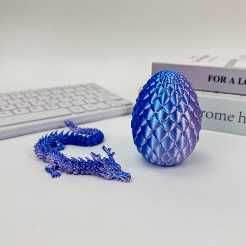 国境を越えた売れ筋の新しい 3D プリントドラゴンおもちゃの装飾品 3D プリント装飾クリエイティブトレンディな 3D プリントドラゴンの卵のおもちゃ|undefined